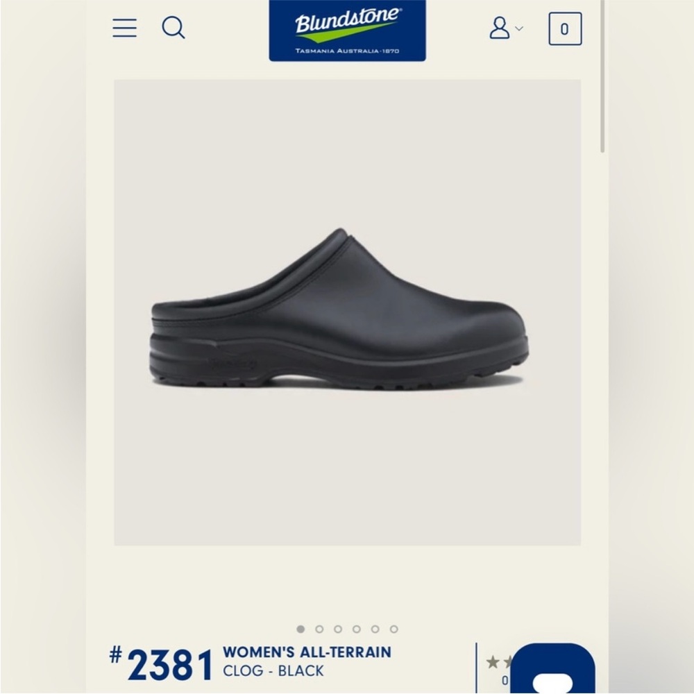 Blundstone Women's All-Terrain Black Clog